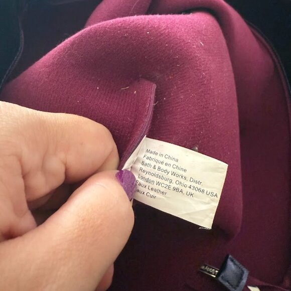 Bath & Body Works Navy Blue Tote - Picture 4 of 4